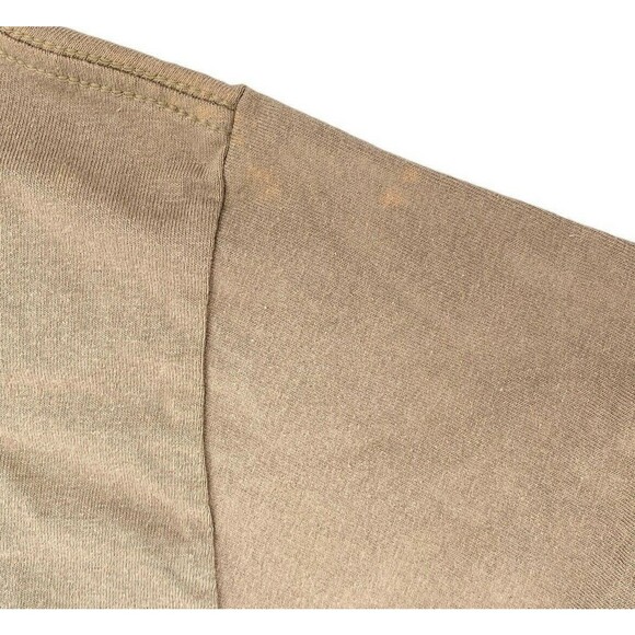 Bear Surf Shirt Mens Large Logo Vintage 1990's Surf  Graphic California Khaki - Picture 8 of 9